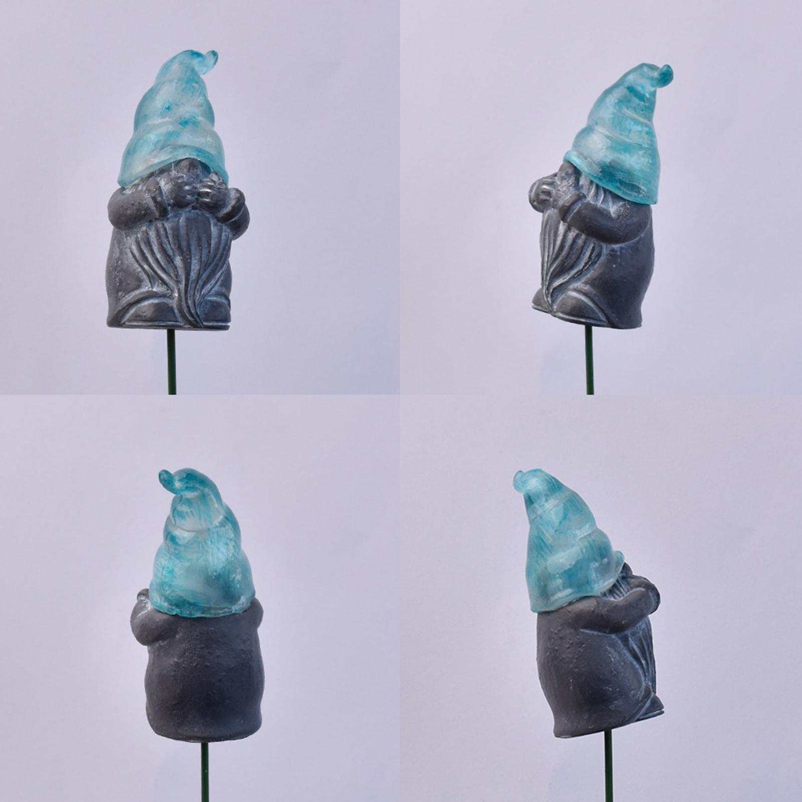 Resin Art Decor - เสาตกแต่งสวนเรืองแสง 3 ชิ้น ทำจากเรซิ่น สำหรับตกแต่งสวนกลางแจ้ง ตกแต่งสนามหญ้า