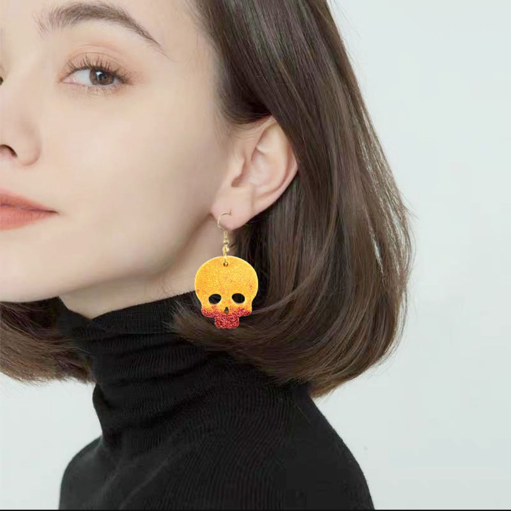Resin Art Necklace - แม่พิมพ์ซิลิโคนรูปผีน่ารักวิบวับ สำหรับงานเรซิ่น งานฝีมือ ต่างหู ผี จี้พวงกุญแจ