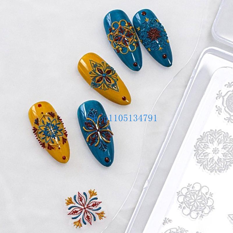 แม่พิมพ์เล็บ 98 กม. UV อีพ็อกซ - Resin Art Templates Free บทวิจารณ์และราคา