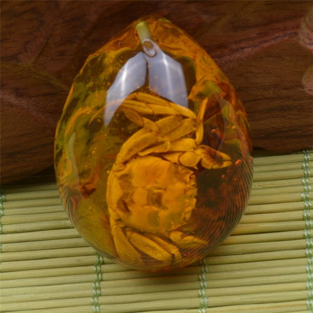 จี้พลอยอำพันผีเสื้อแบบหยาบตามธ - Resin Art Necklace บทวิจารณ์และราคา