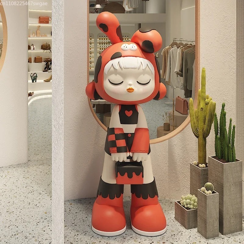 รูปปั้นการ์ตูนสาวศิลปะ โมเดลตั - Resin Art Decor บทวิจารณ์และราคา