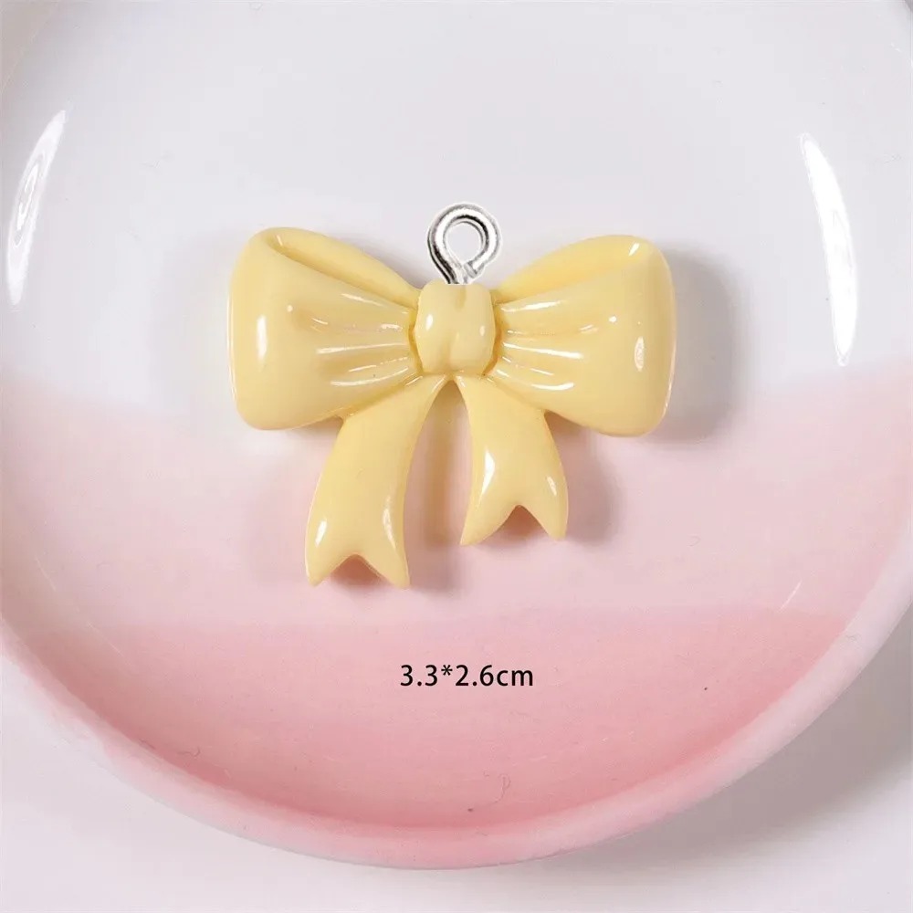 10 ชิ้น ชาร์มเรซิ่นรูปโบว์สีลู - Resin Art Gift Ideas บทวิจารณ์และราคา