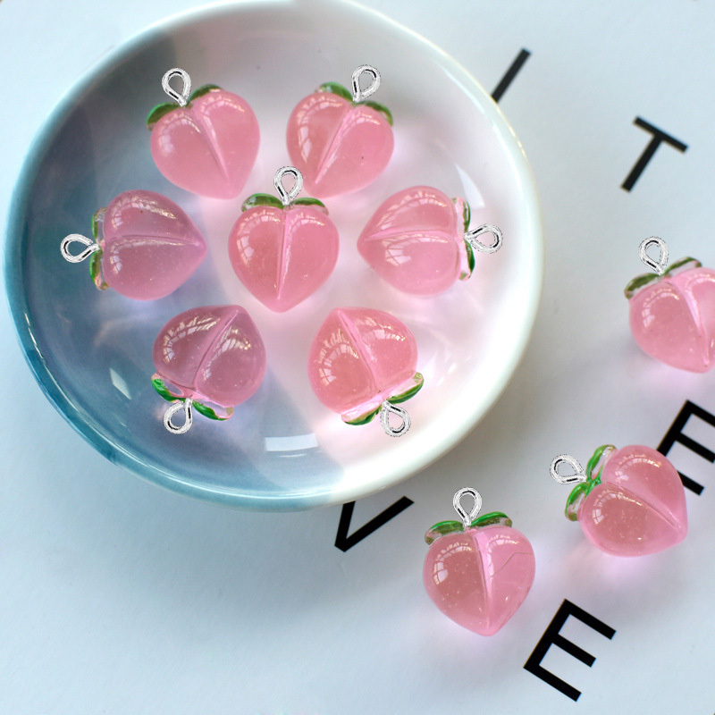 10 ชิ้น จี้เรซิ่นรูปพีชใสแบบแบ - Resin Art Gift Ideas บทวิจารณ์และราคา