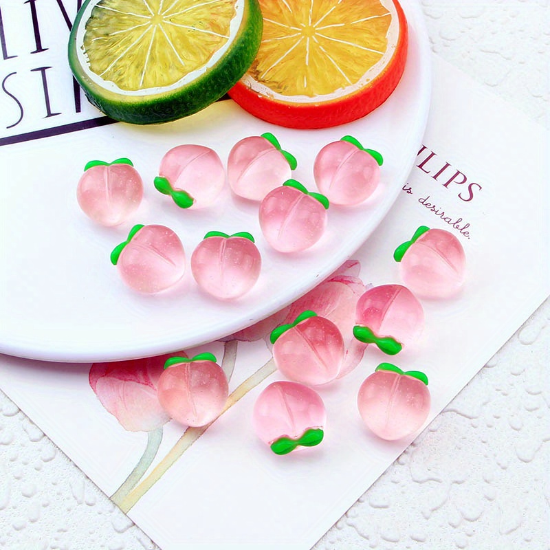 10 ชิ้น จี้เรซิ่นรูปพีชใสแบบแบ - Resin Art Gift Ideas บทวิจารณ์และราคา