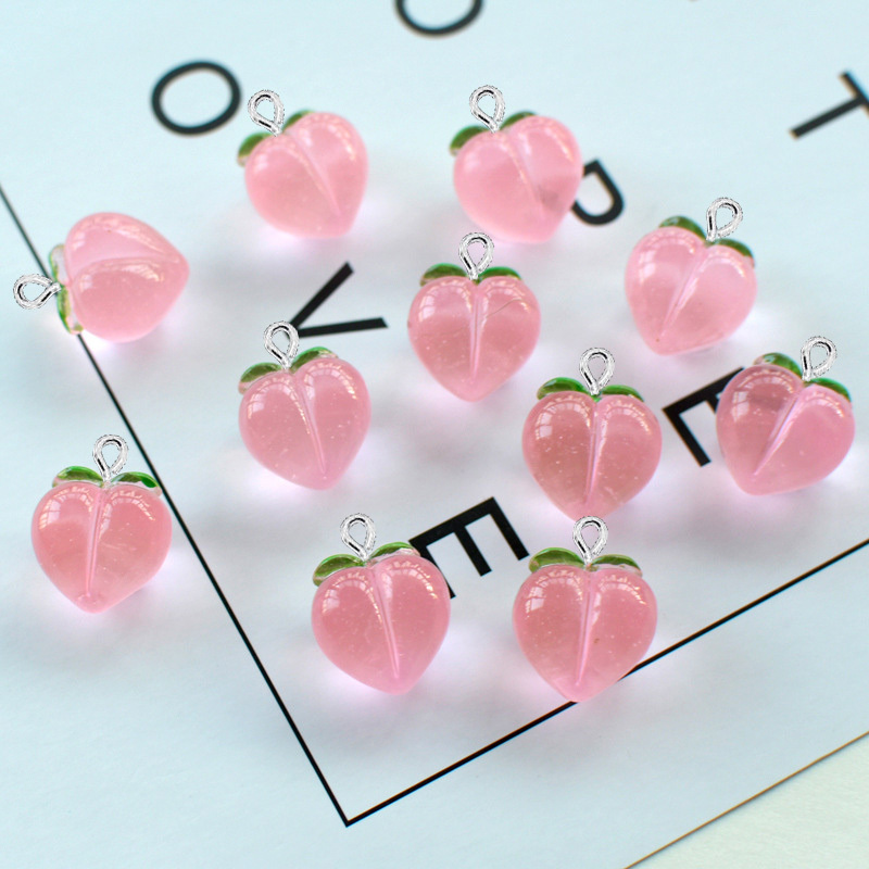 10 ชิ้น จี้เรซิ่นรูปพีชใสแบบแบ - Resin Art Gift Ideas บทวิจารณ์และราคา