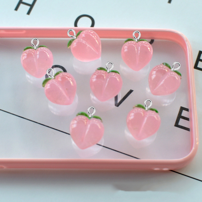 10 ชิ้น จี้เรซิ่นรูปพีชใสแบบแบ - Resin Art Gift Ideas บทวิจารณ์และราคา