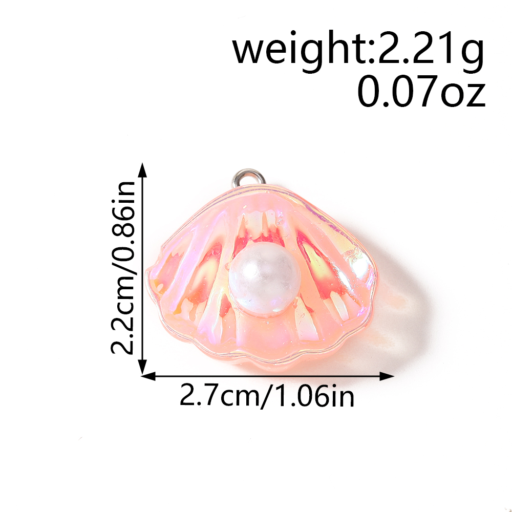 จี้เปลือกหอยเรซิน 3D น่ารัก 10 - Resin Art Beach Theme บทวิจารณ์และราคา