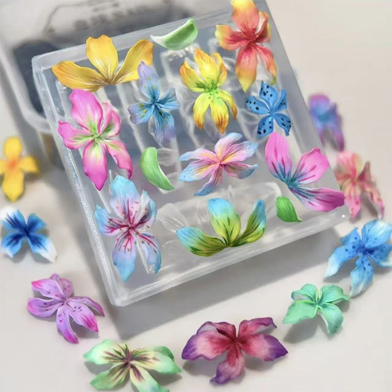 แม่พิมพ์ทำเล็บ 3 มิติ รูปดอกไม - Resin Art Templates Free บทวิจารณ์และราคา
