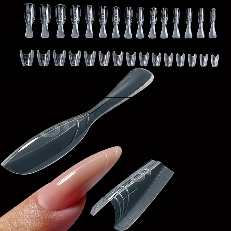 แบบฟอร์มเล็บแบบสองรูปแบบ 240 ช - Resin Art Templates Free บทวิจารณ์และราคา