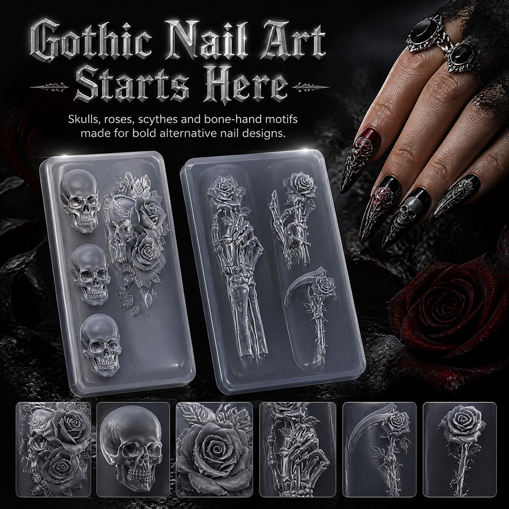 ชุดแม่พิมพ์ซิลิโคนลายหัวกะโหลก - Resin Art Templates Free บทวิจารณ์และราคา