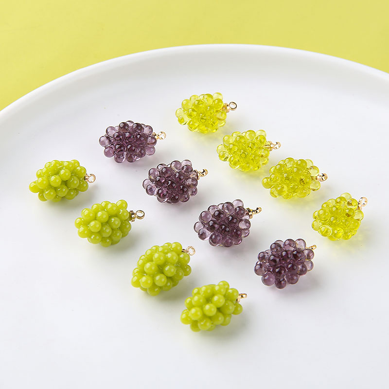 ชาร์มเรซิ่นรูปองุ่นน่ารัก 6 ชิ - Resin Art Gift Ideas บทวิจารณ์และราคา
