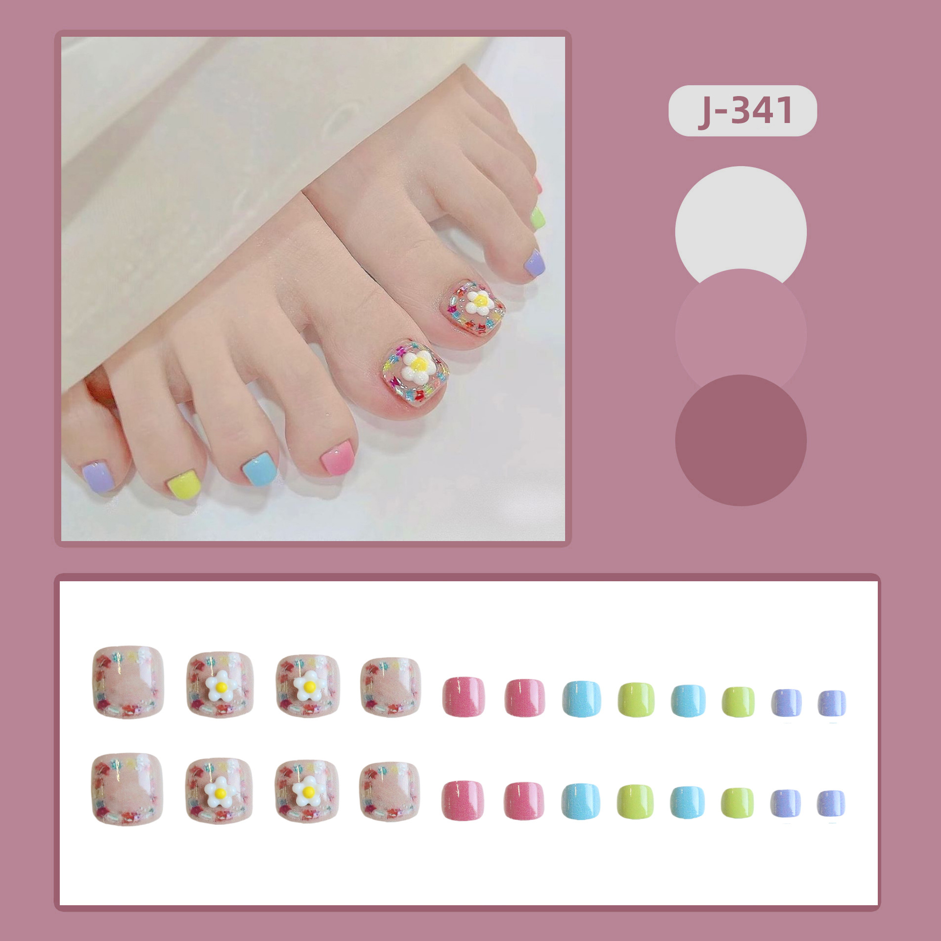 24 ชิ้น เล็บปลอมเรซินลายมหาสมุ - Resin Art Beach Theme บทวิจารณ์และราคา