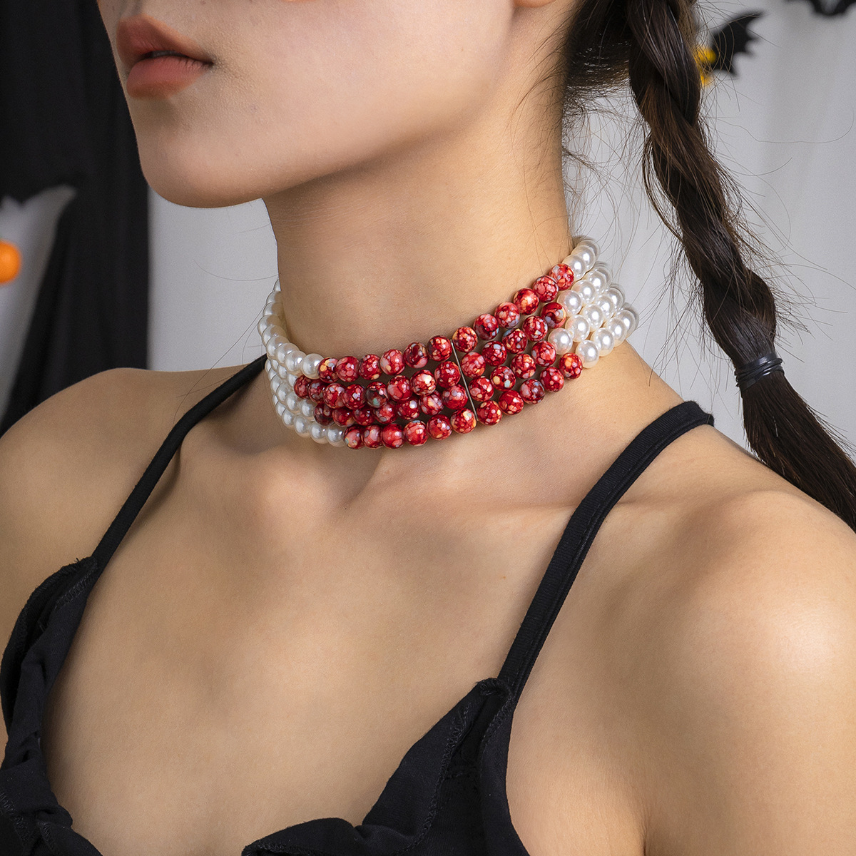 สร้อยคอจี้พู่ไข่มุกเทียมรูปเลื - Resin Art Necklace บทวิจารณ์และราคา