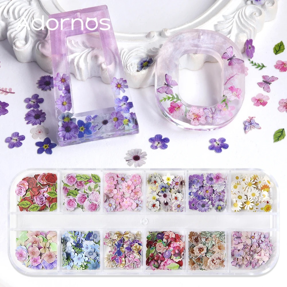 สติ๊กเกอร์ตกแต่งเล็บลายดอกเดซี - Resin Art With Wood บทวิจารณ์และราคา