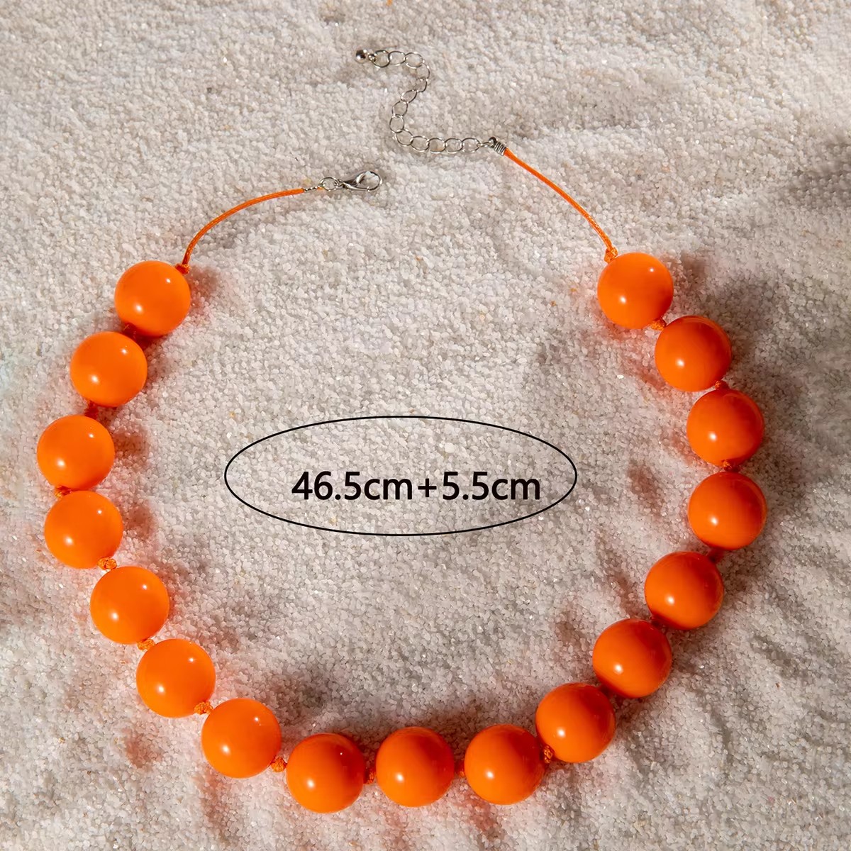 Tocona ใหม่สีสันลูกปัด Choker  - Resin Art Necklace บทวิจารณ์และราคา