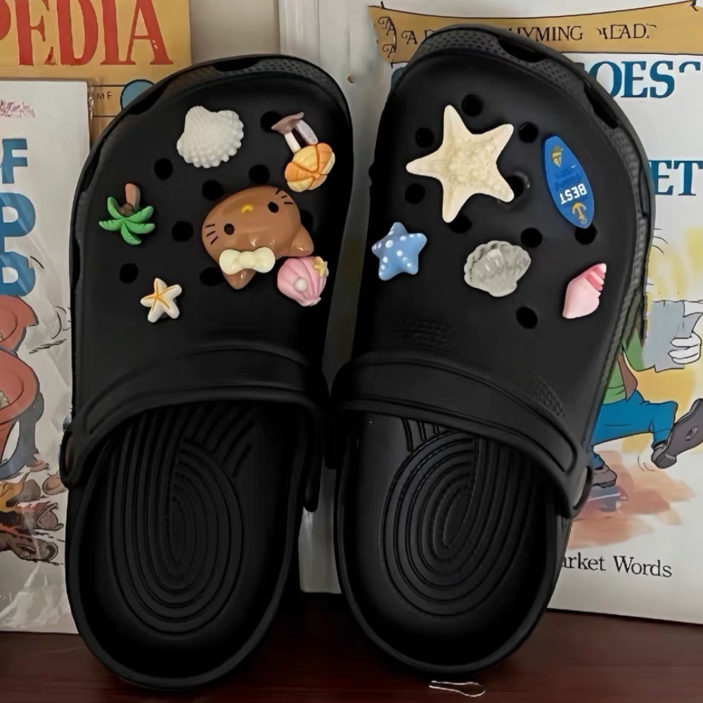 จี้รองเท้าเรซิ่นธีมทะเลฤดูร้อน - Resin Art Beach Theme บทวิจารณ์และราคา