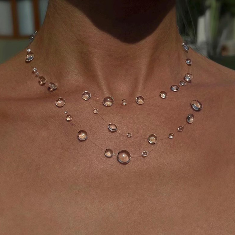 WJFH-ARTS สร้อยคอทำมือจากเรซิน - Resin Art Necklace บทวิจารณ์และราคา