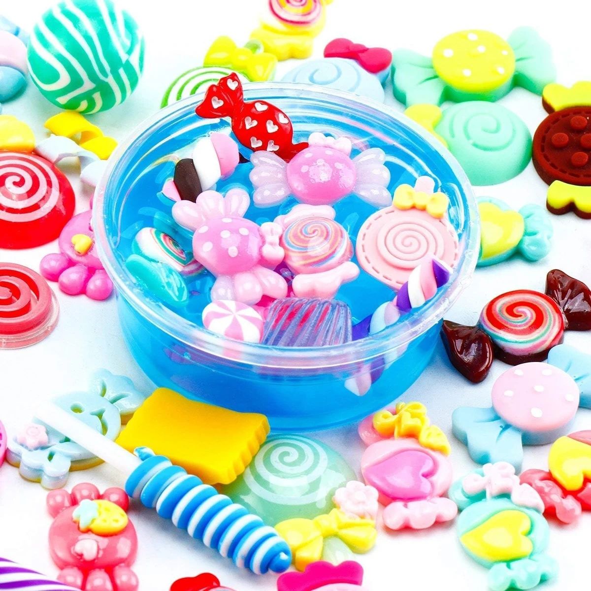 30pcs สุ่ม Candy Slime Charms  - Resin Art Gift Ideas บทวิจารณ์และราคา
