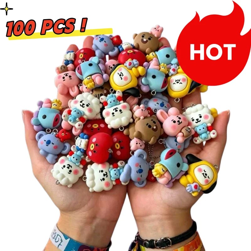 ชุด 7 ชิ้น BT21 ชาร์มการ์ตูนเร - Resin Art Gift Ideas บทวิจารณ์และราคา