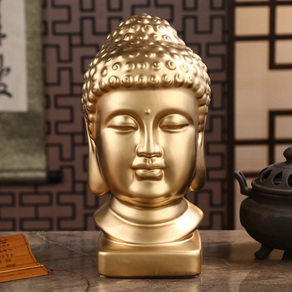 พระพุทธรูปขนาดใหญ่ 24 ซม. สำหร - Resin Art India บทวิจารณ์และราคา