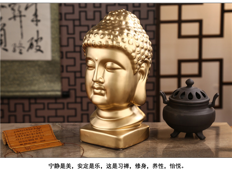พระพุทธรูปขนาดใหญ่ 24 ซม. สำหร - Resin Art India บทวิจารณ์และราคา