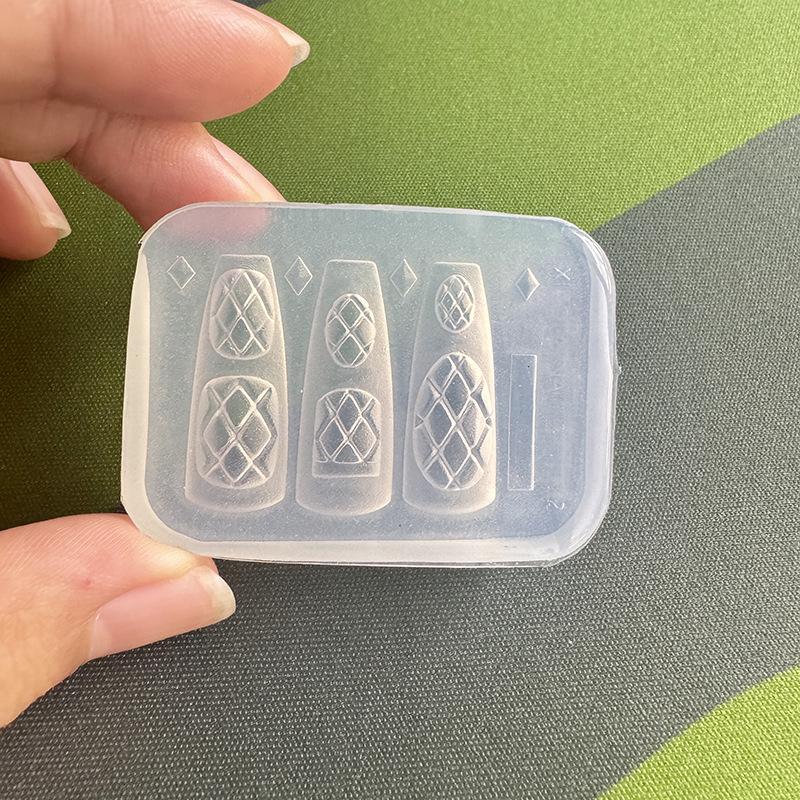 แม่พิมพ์ซิลิโคนทำเล็บแบบพกพา ใ - Resin Art Templates Free บทวิจารณ์และราคา