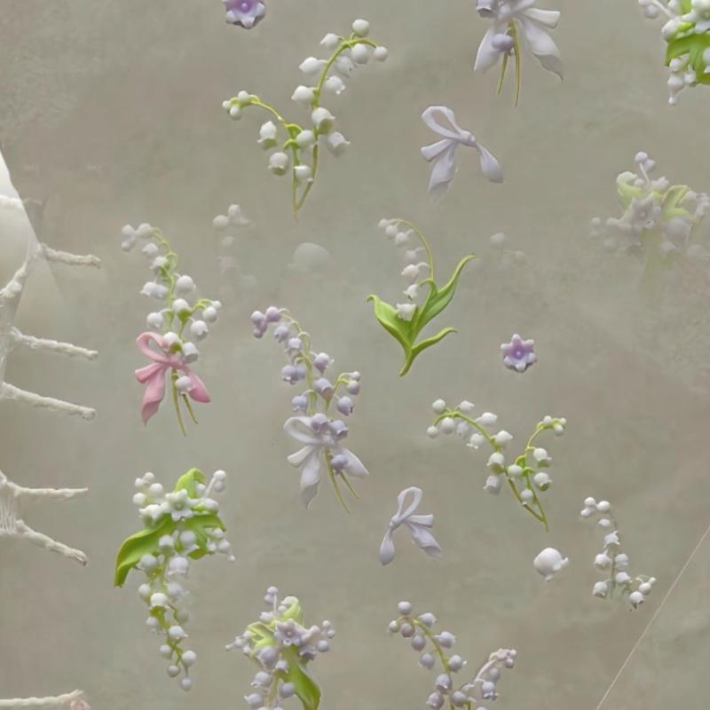แม่พิมพ์เล็บ 3 มิติ ลายดอกไม้  - Resin Art Templates Free บทวิจารณ์และราคา