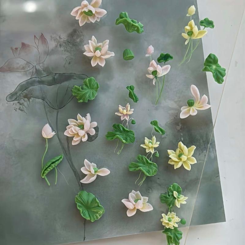 แม่พิมพ์เล็บ 3 มิติ ลายดอกไม้  - Resin Art Templates Free บทวิจารณ์และราคา