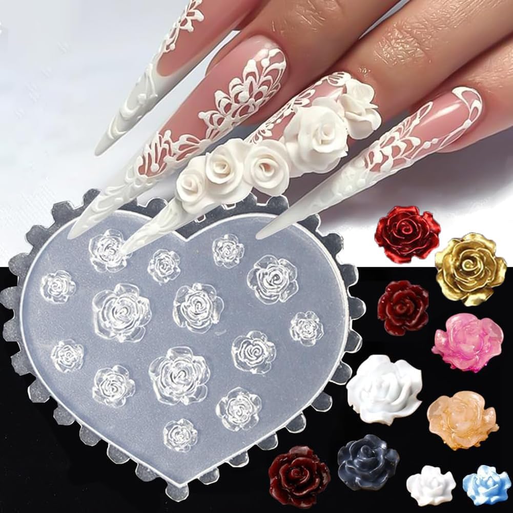 แม่พิมพ์เล็บลายดอกไม้ 3 มิติ ซ - Resin Art Templates Free บทวิจารณ์และราคา