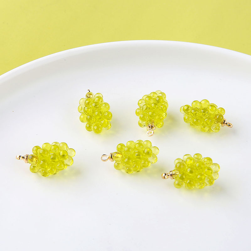 จี้เรซินรูปองุ่นน่ารัก 6 ชิ้น  - Resin Art Gift Ideas บทวิจารณ์และราคา