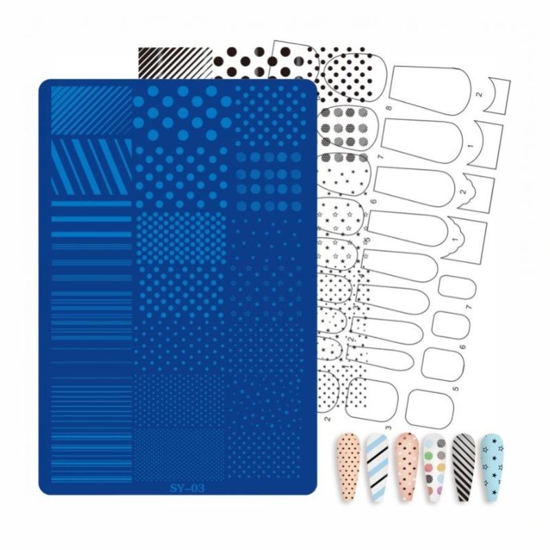 แผ่นลายฉลุสำหรับตกแต่งเล็บแบบใ - Resin Art Templates Free บทวิจารณ์และราคา