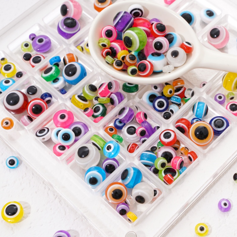 ลูกปัดเรซินรูปตาปีศาจขนาด 12 ม - Resin Art Necklace บทวิจารณ์และราคา