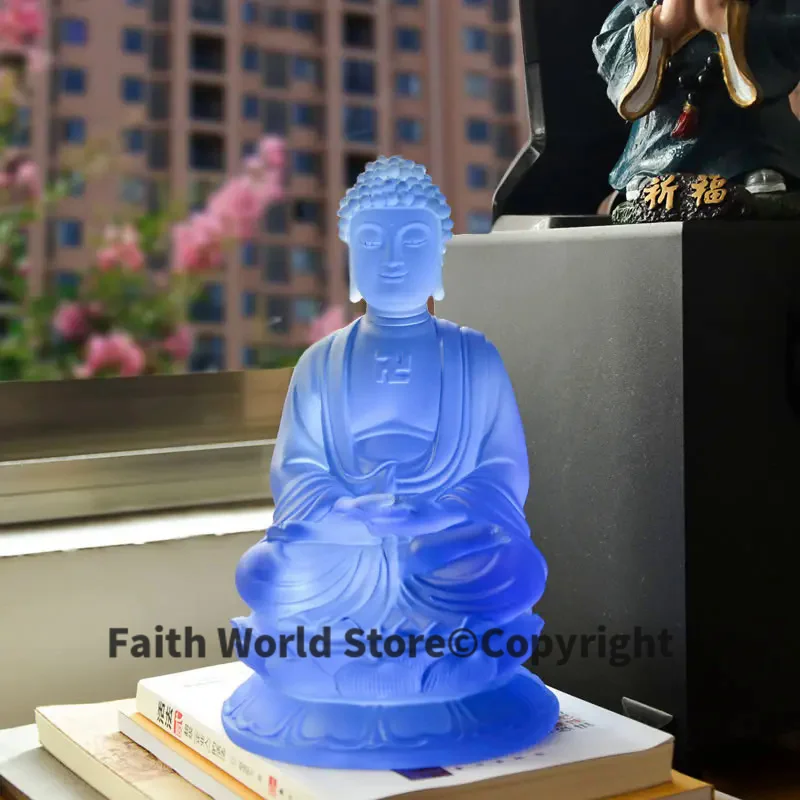 สูง 21 ซม #   Greco-พุทธ HOME  - Resin Art India บทวิจารณ์และราคา