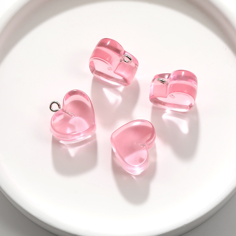 10pcs 15x18MM Multicolor โปร่ง - Resin Art Necklace บทวิจารณ์และราคา
