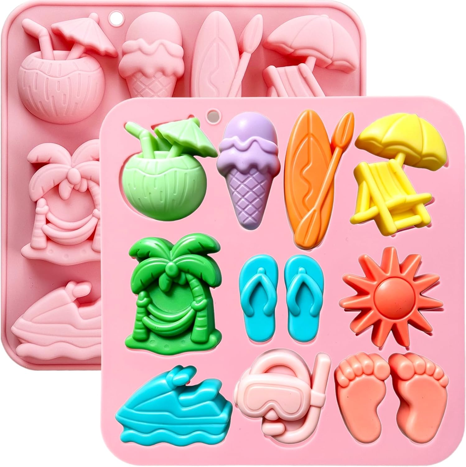 แม่พิมพ์ซิลิโคนรูปชายหาดฤดูร้อ - Resin Art Beach Theme บทวิจารณ์และราคา