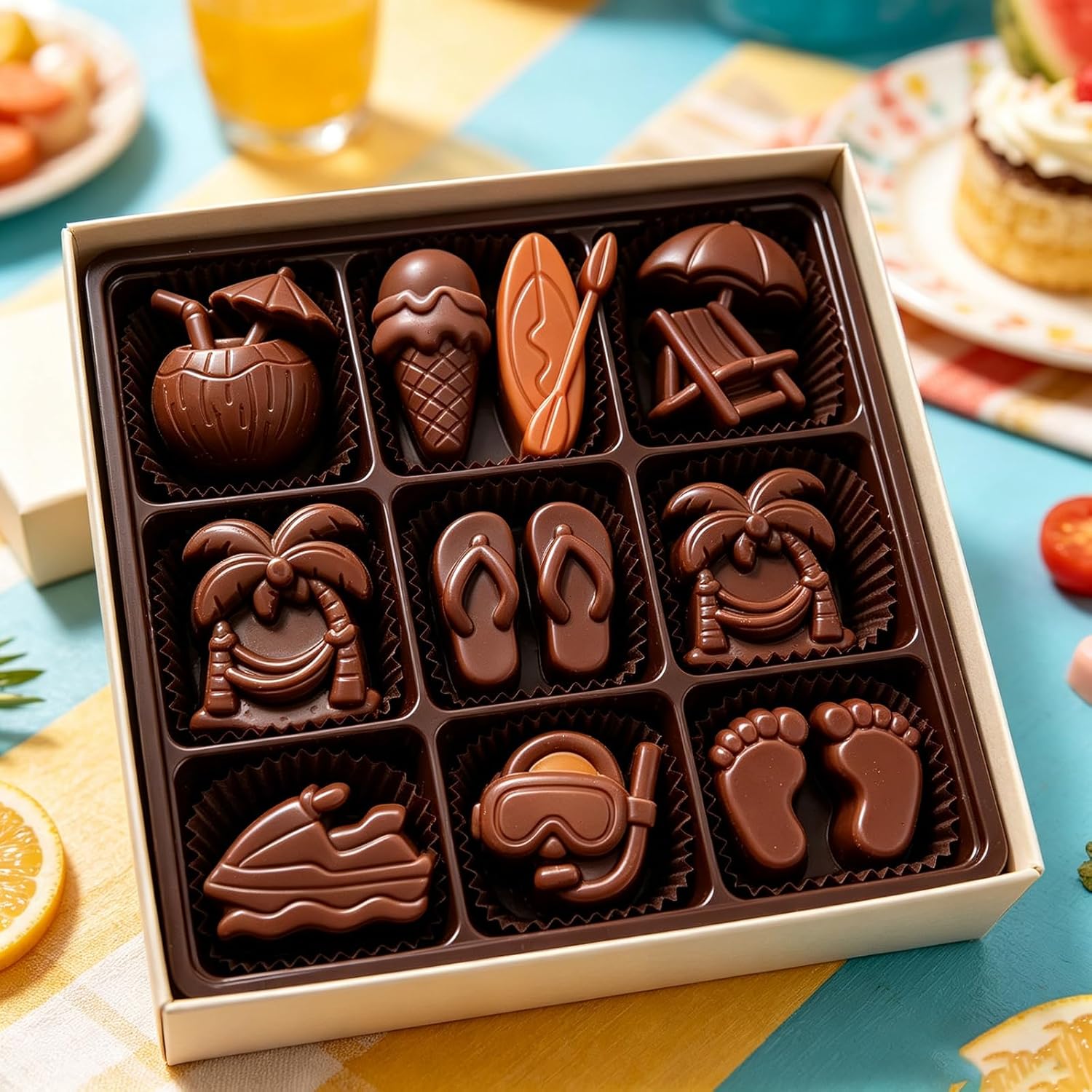 แม่พิมพ์ซิลิโคนรูปชายหาดฤดูร้อ - Resin Art Beach Theme บทวิจารณ์และราคา